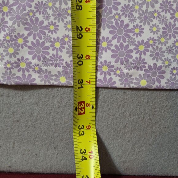 Birdie Bound Polo Men’s Sz XL Purple Yellow Floral Short Sleeve Performance - Picture 6 of 7